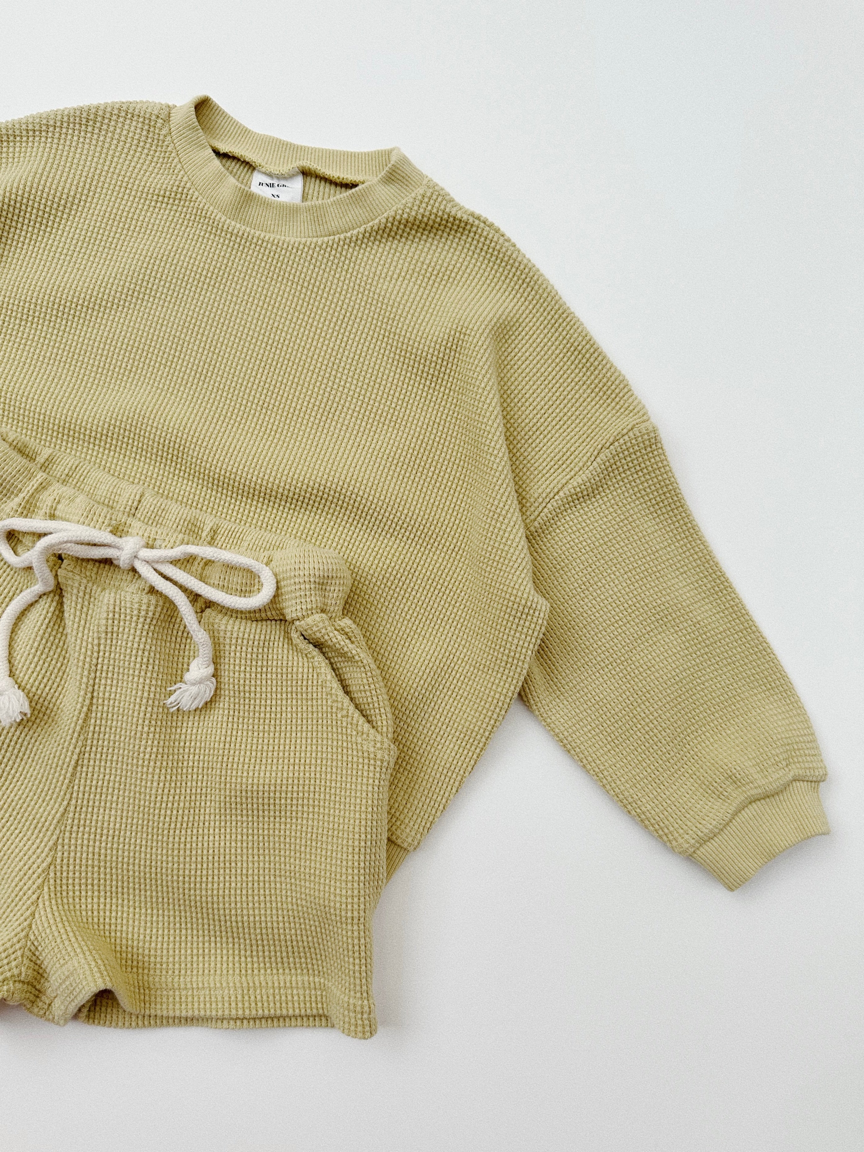 Kid's Waffle Set | Sage Green