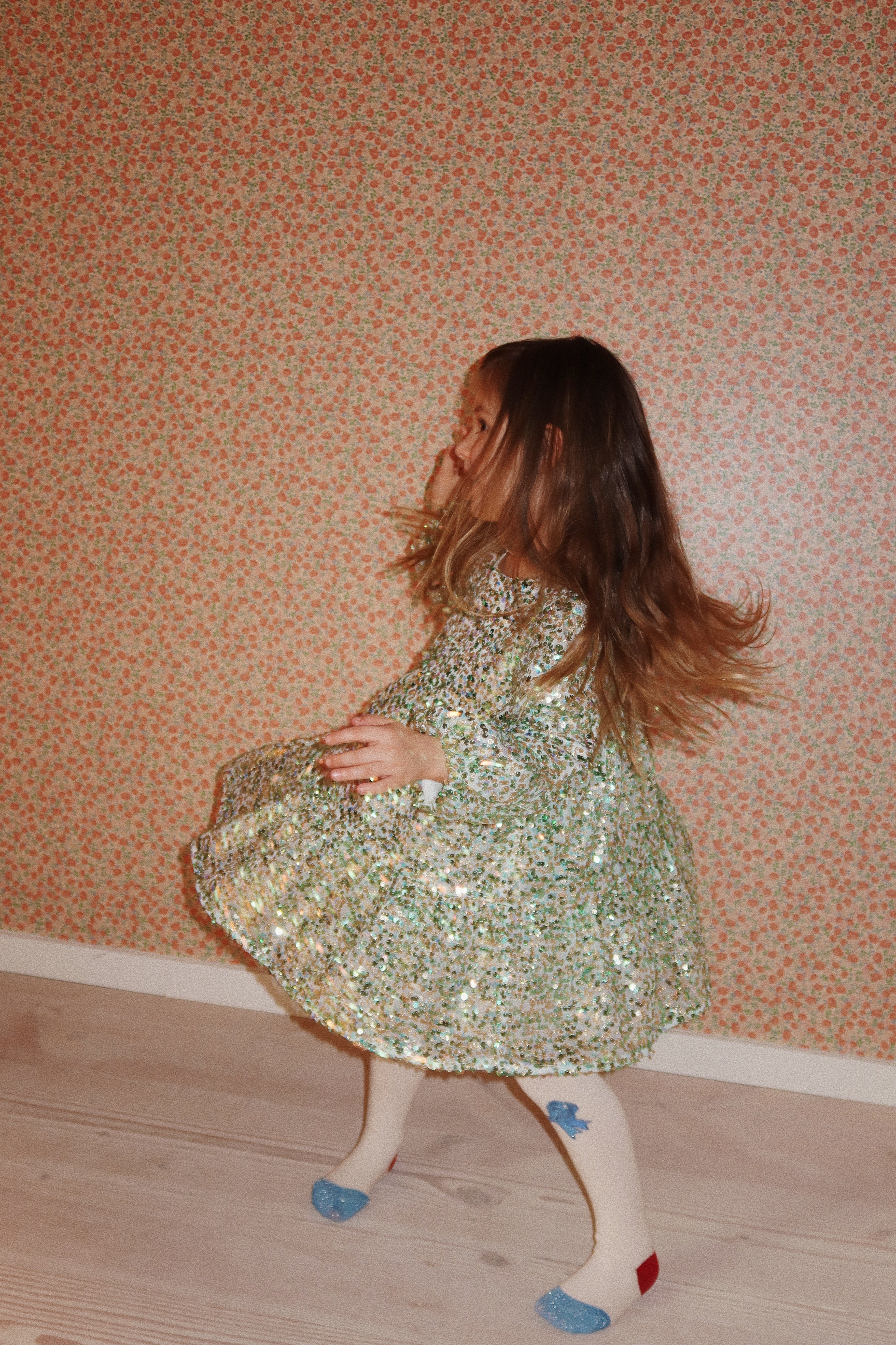 Lila Sequins Dress | Green