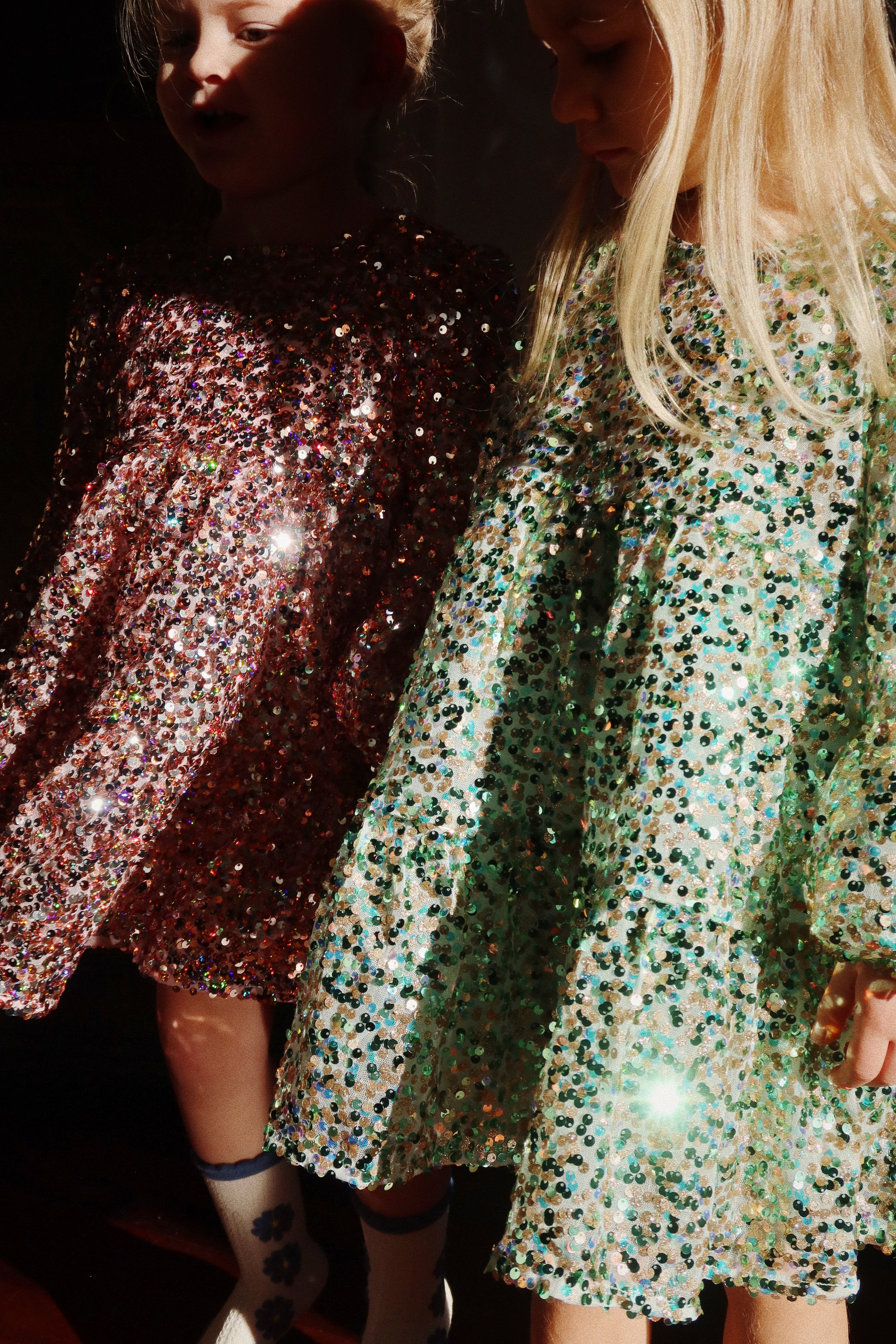 Lila Sequins Dress | Green