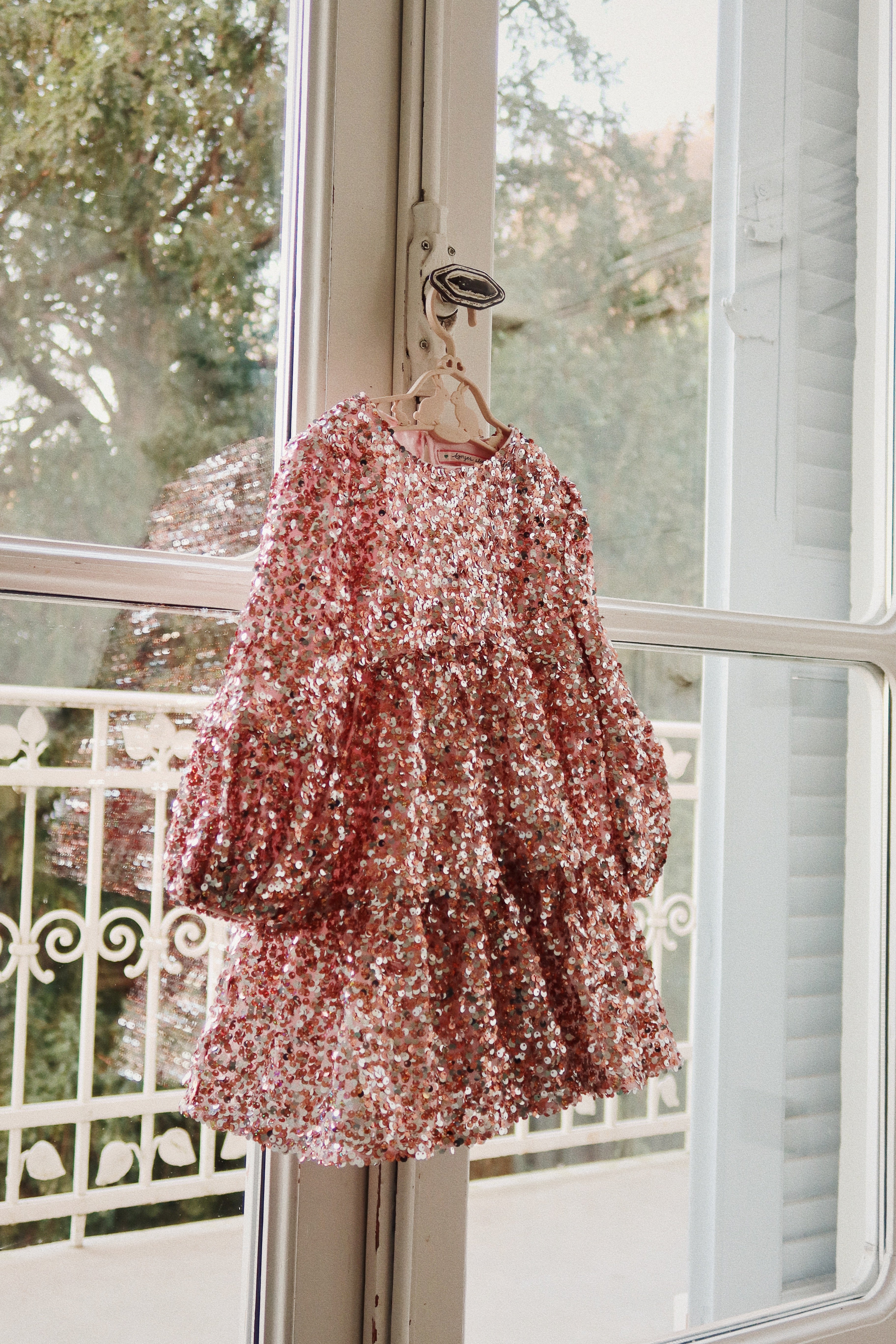 Lila Sequins Dress | Pink