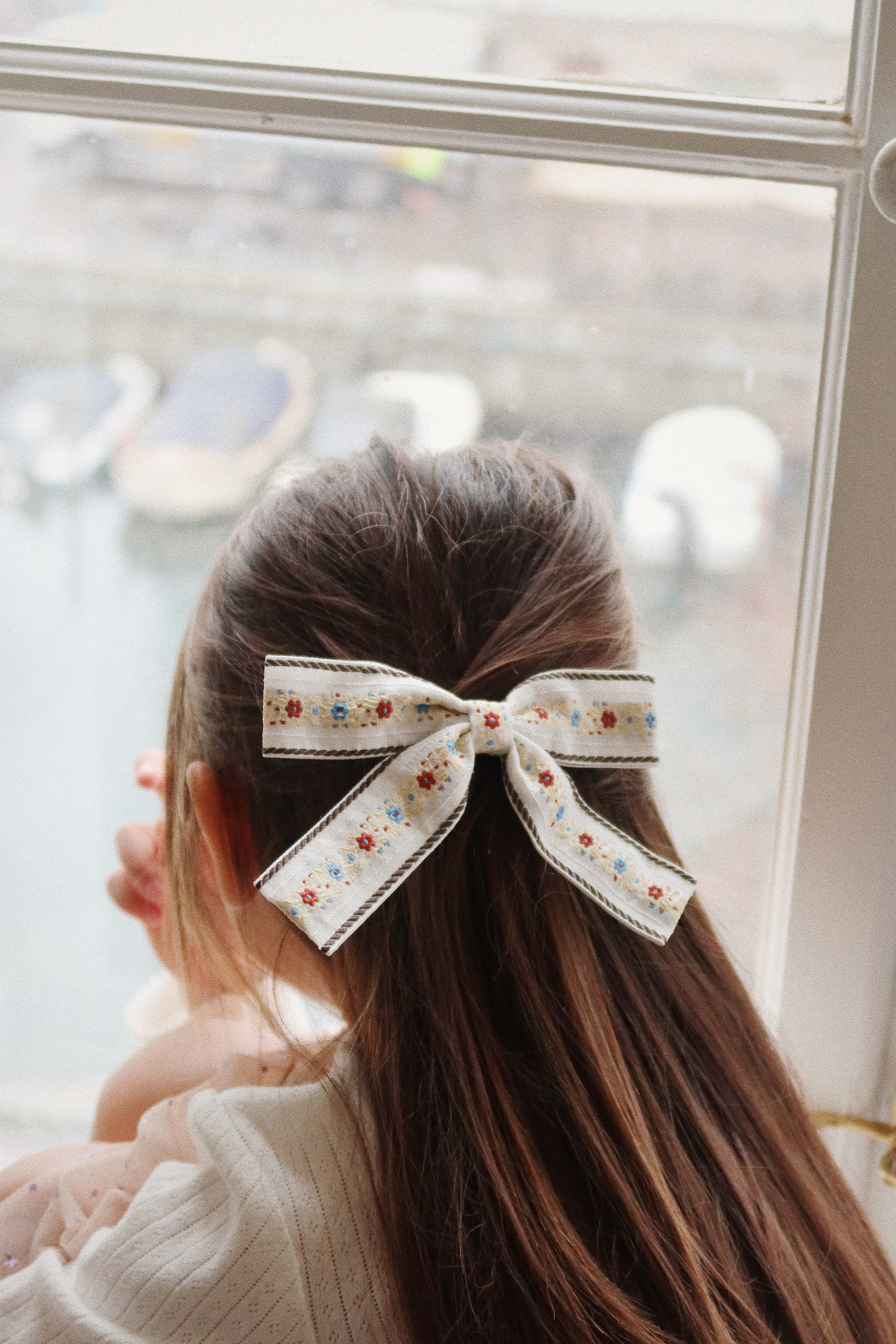 Ribbon Bowie Hair Clip