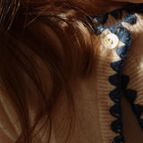 Collette Wool Knit Cardigan | Blue