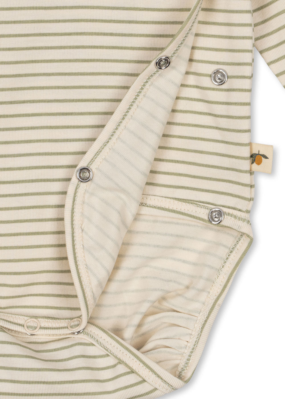 Organic Cotton Newborn Onesie | Tea Stripe