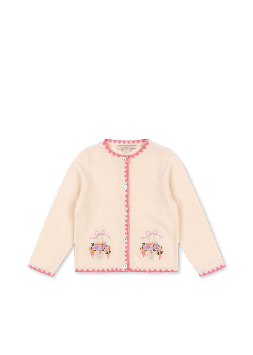 Collette Wool Knit Cardigan | Pink