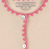 Collette Wool Knit Cardigan | Pink