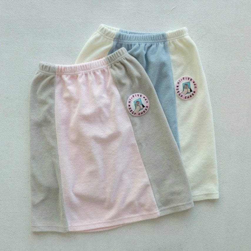 Terry Cloth Skirt - Blue