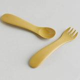 Bonbo Spoon + Fork | Yellow