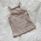 Ribbed Cami Top (Mama) - Beige