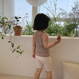 Ribbed Cami Top (Kid’s) - Cocoa