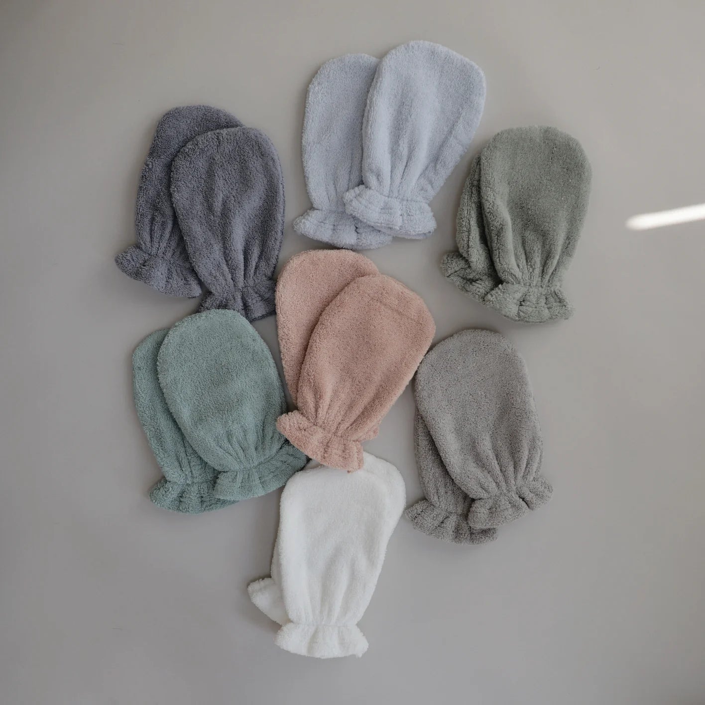 Organic Cotton Bath Mitt | Moss