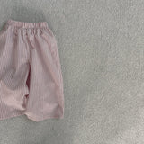 Striped Boxer Pants | Pink