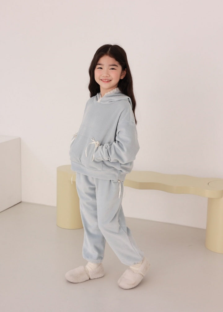 Velour Ribbon Set | Blue