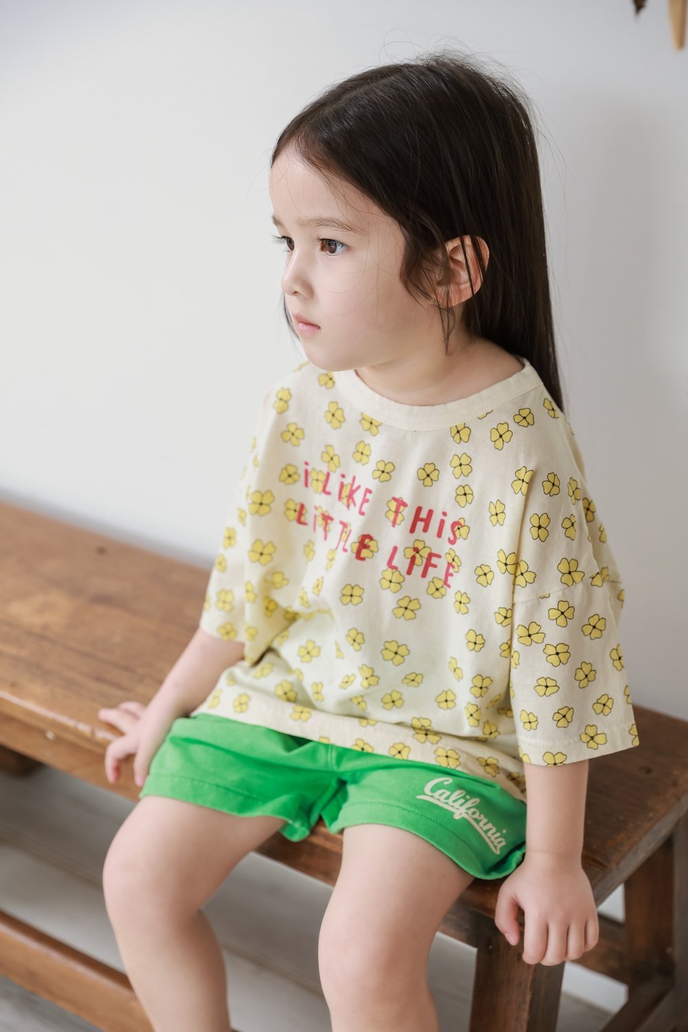 Little Life Flower Tee | Cream