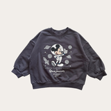 Space Mickey Crewneck | Charcoal