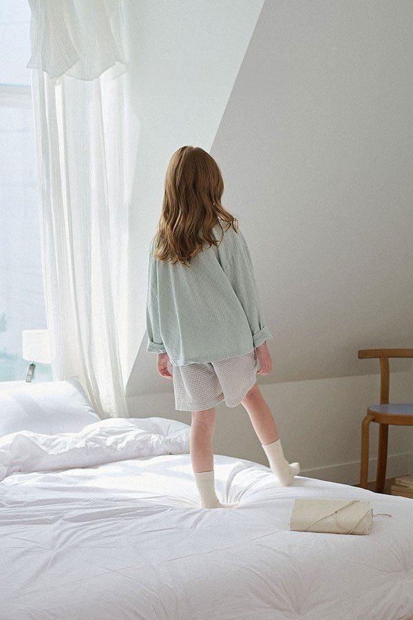 Eyelet Cardigan | Mint