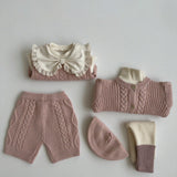 Knit Cardigan | Pink