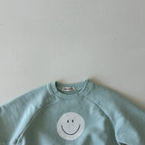 Happy Crewneck Sweatshirt | Teal