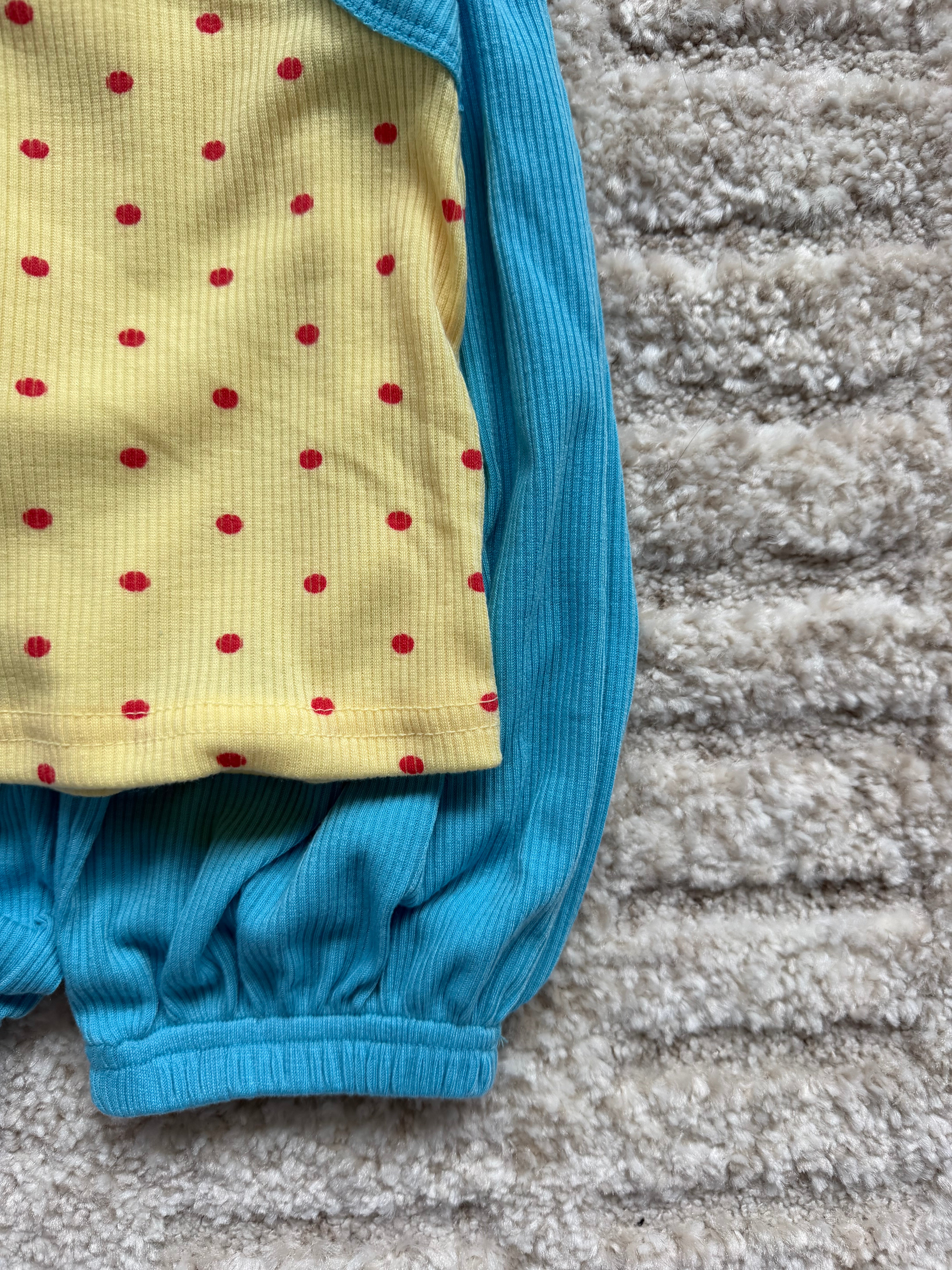 Kid's Polka Dot Rib Set