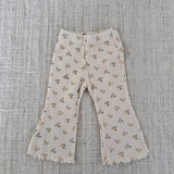Waffle Floral Pants | Yellow Flowers