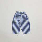 Striped Pants | Blue