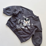 Space Mickey Crewneck | Charcoal