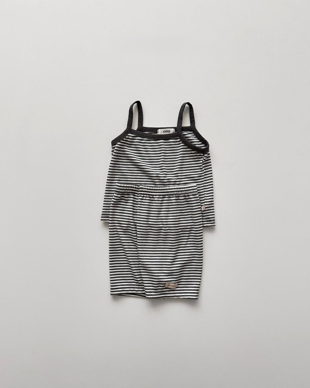 Kid's Striped Ribbed Set | 2 Colors