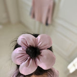 Slouchy Flower Scrunchie | Pink
