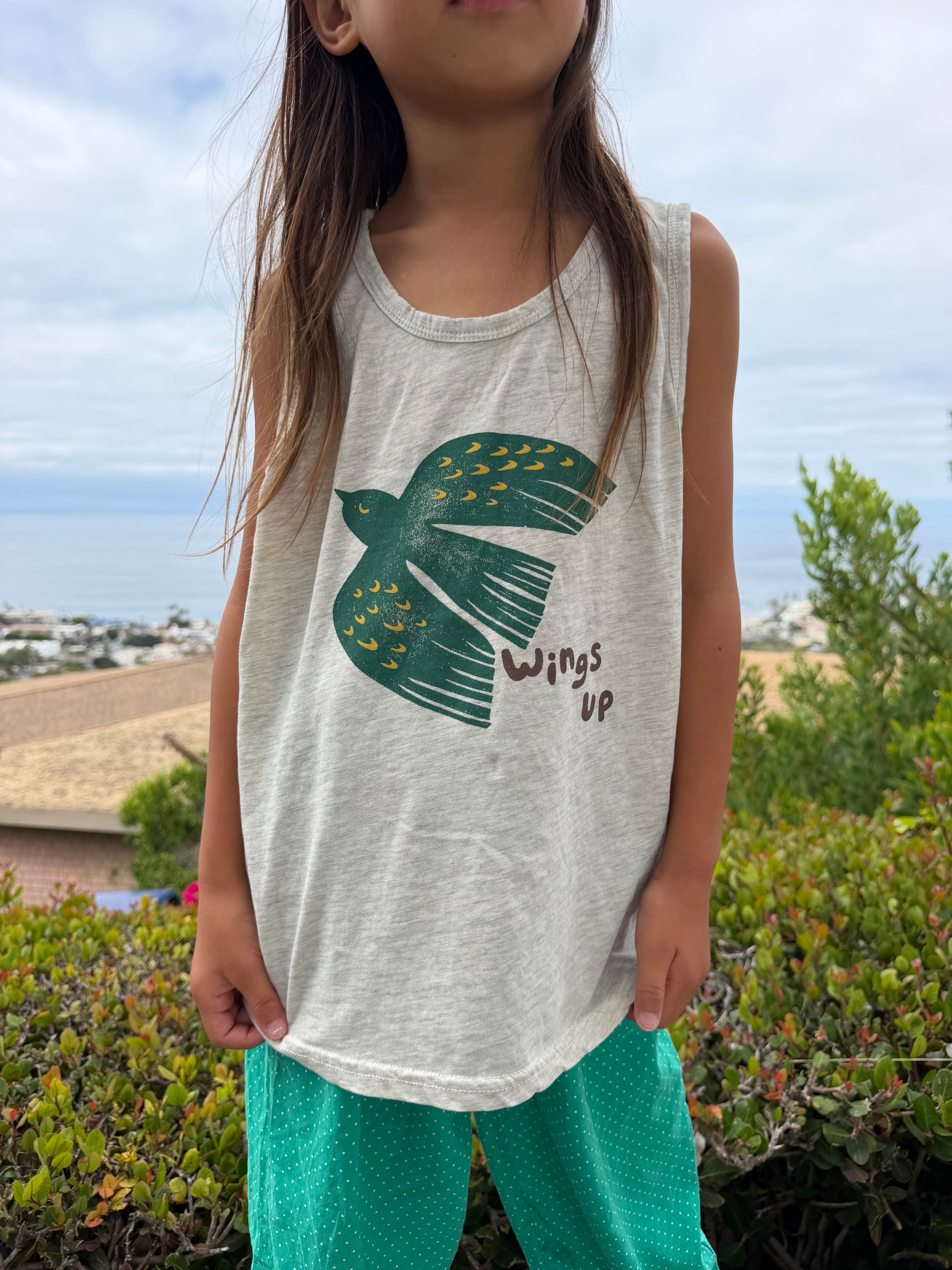 Kid's Wings Up Tank | 2 Colors