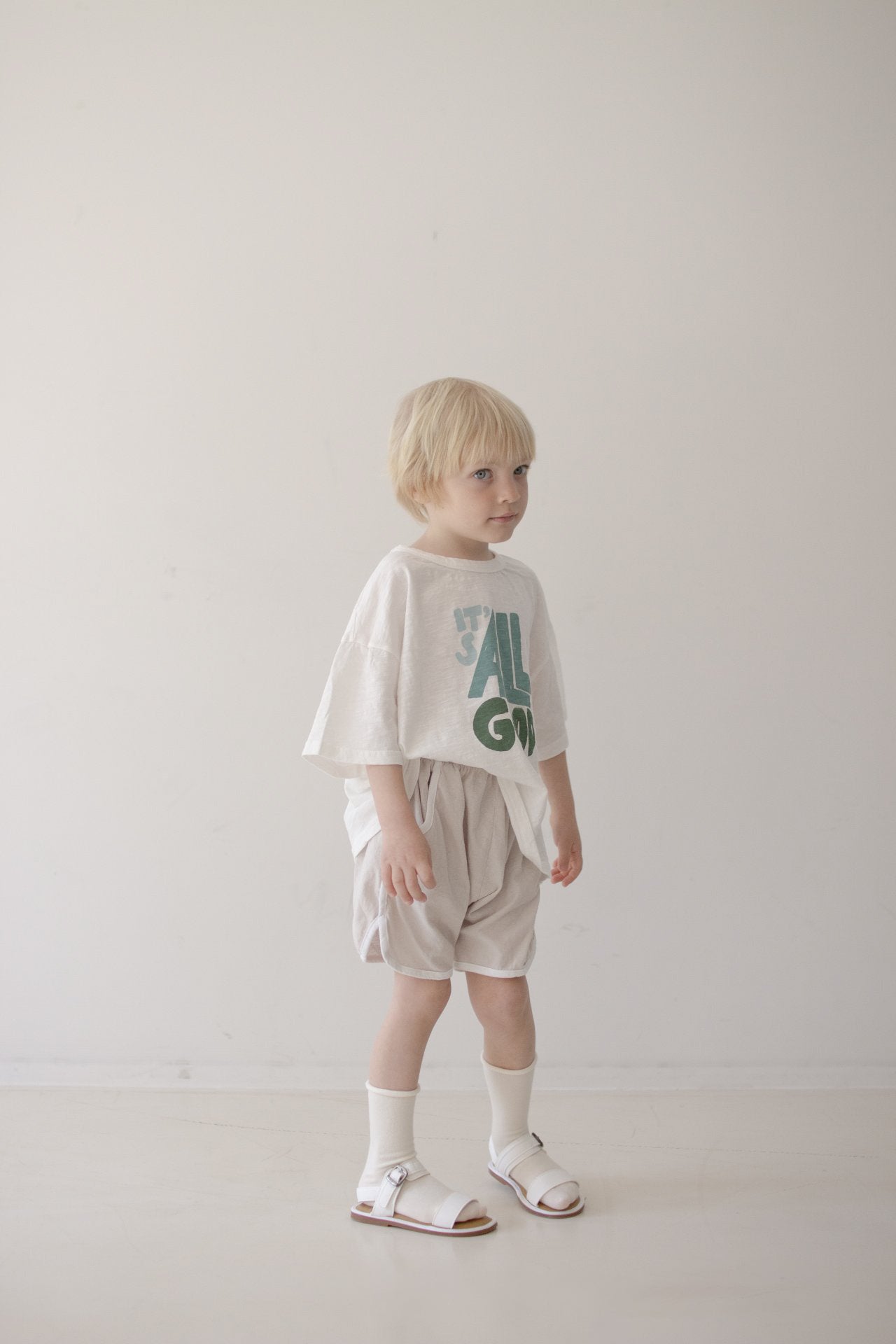 Cotton Shorts | Beige