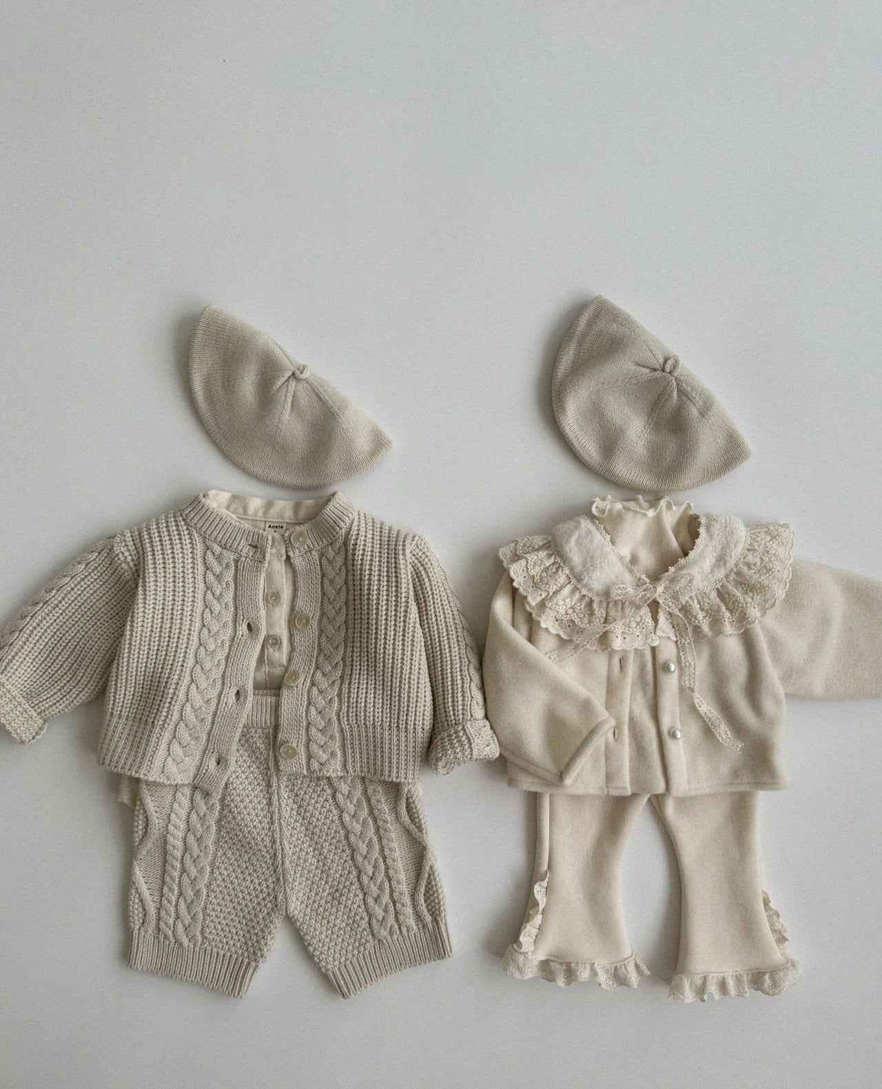 Knit Pants | Cream