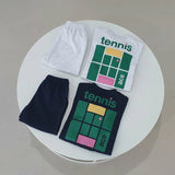 Tennis Sweat Set | Heather Grey