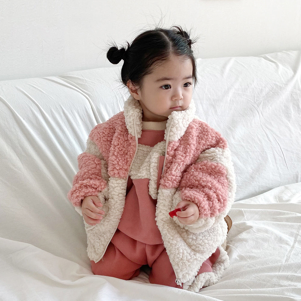 Mouse Sherpa Jacket | Pink
