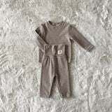 Baby Striped Pyjamas | Cream