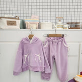 Velour Ribbon Set | Lilac