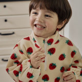 Strawberry Fleece Set | Cream