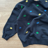 Bricks Embroidery Sweatshirt