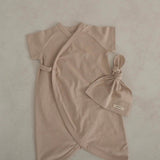 Newborn Kimono + Hat Set | Dusty Pink
