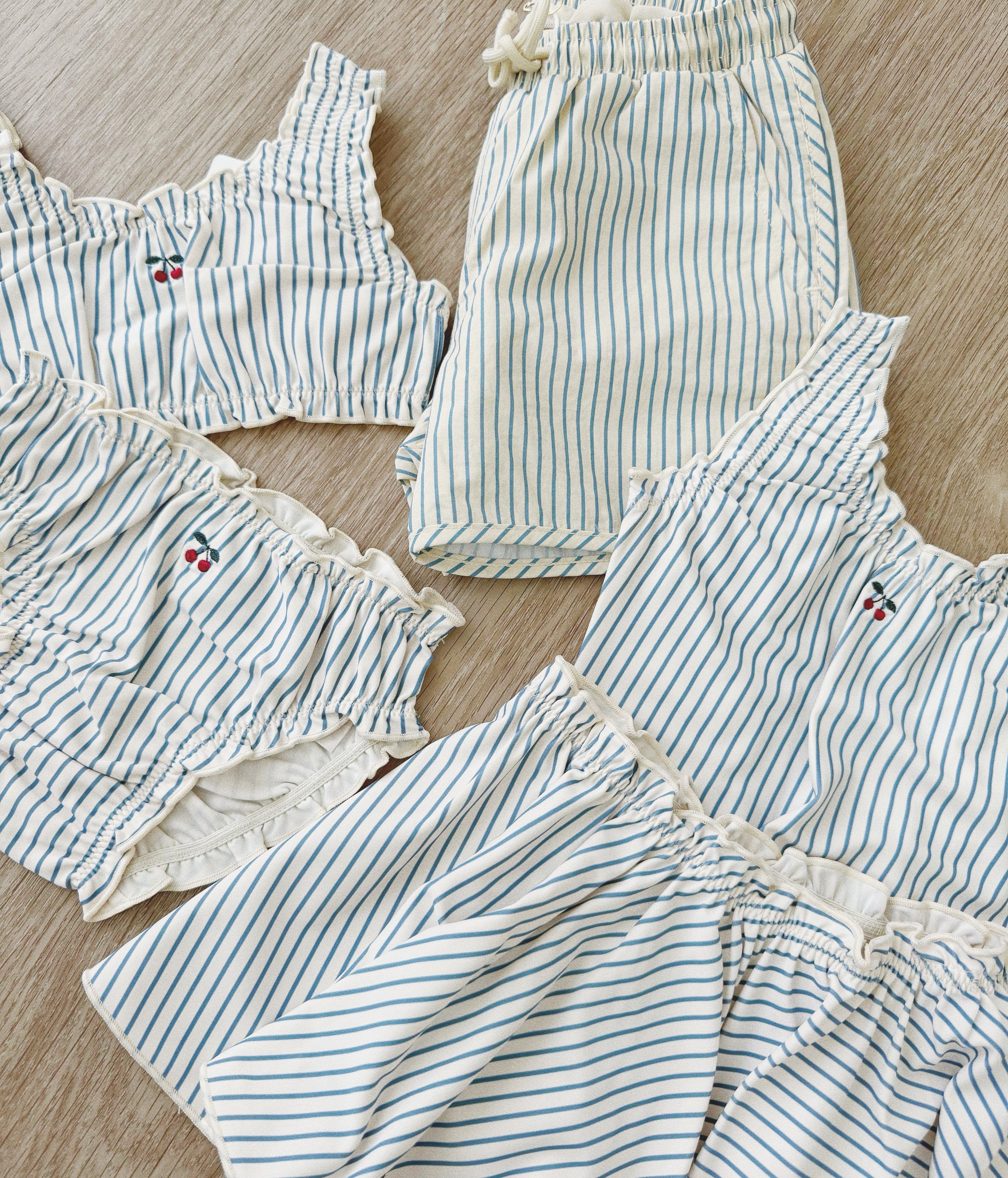 Asnou Swim Short | Blue Stripe