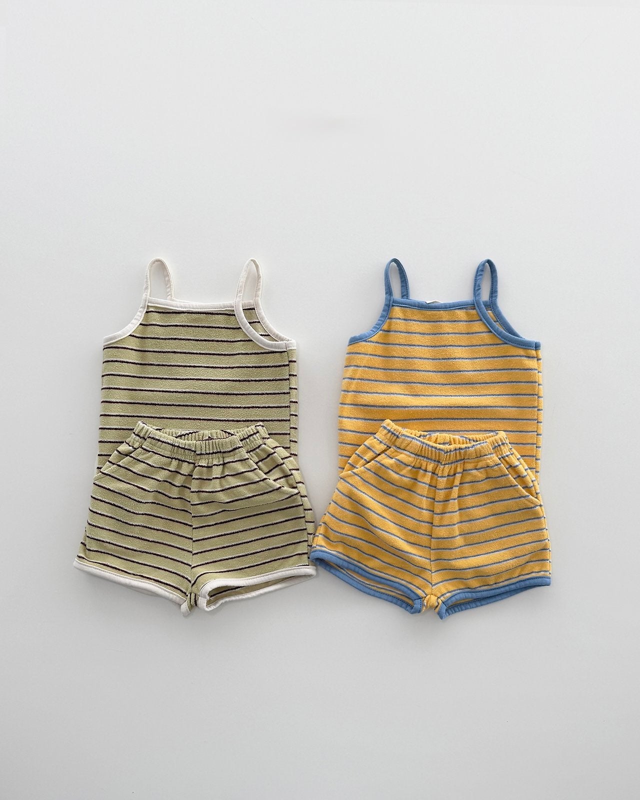 Baby Striped Terry Set | 2 Colors