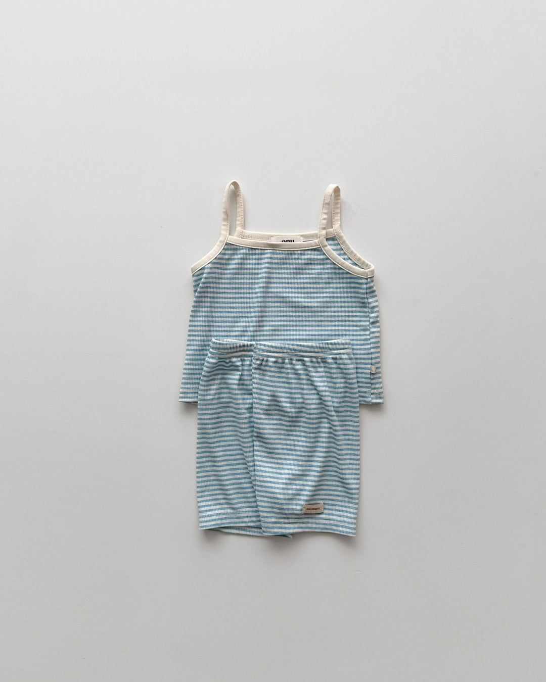 Kid's Striped Ribbed Set | 2 Colors