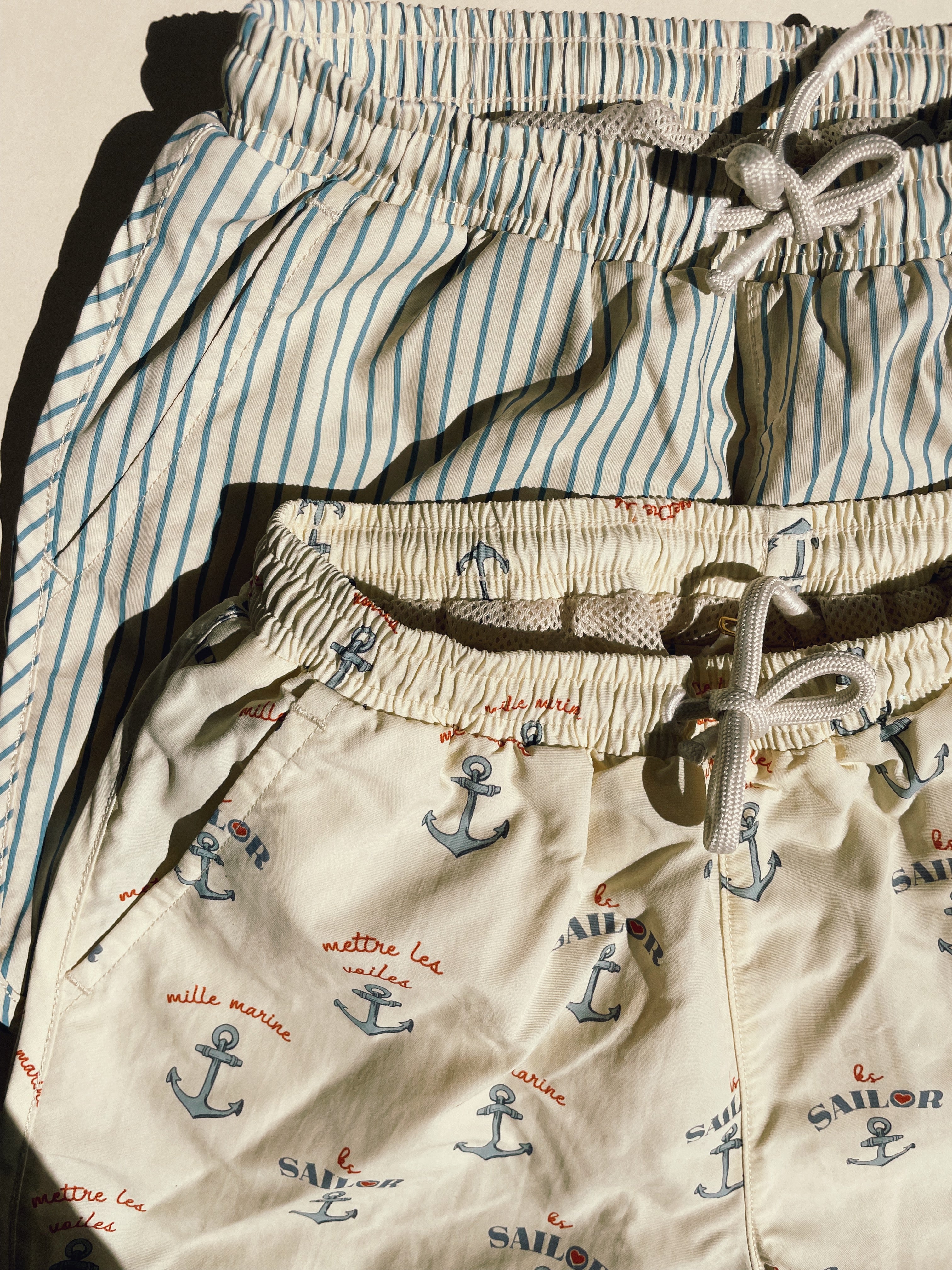 Asnou Swim Short | Blue Stripe