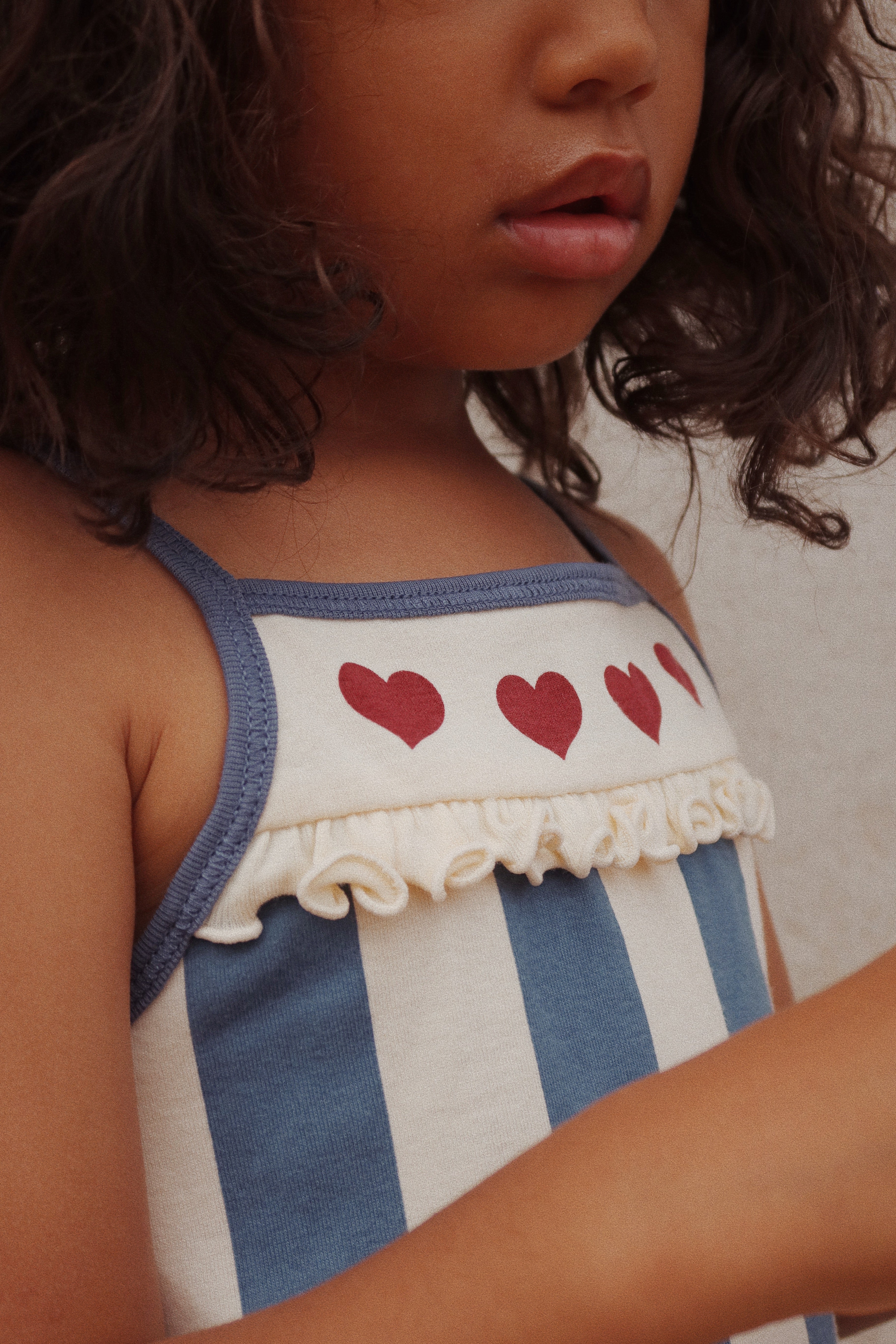 Classic Strap Top | Stripe Ecplise