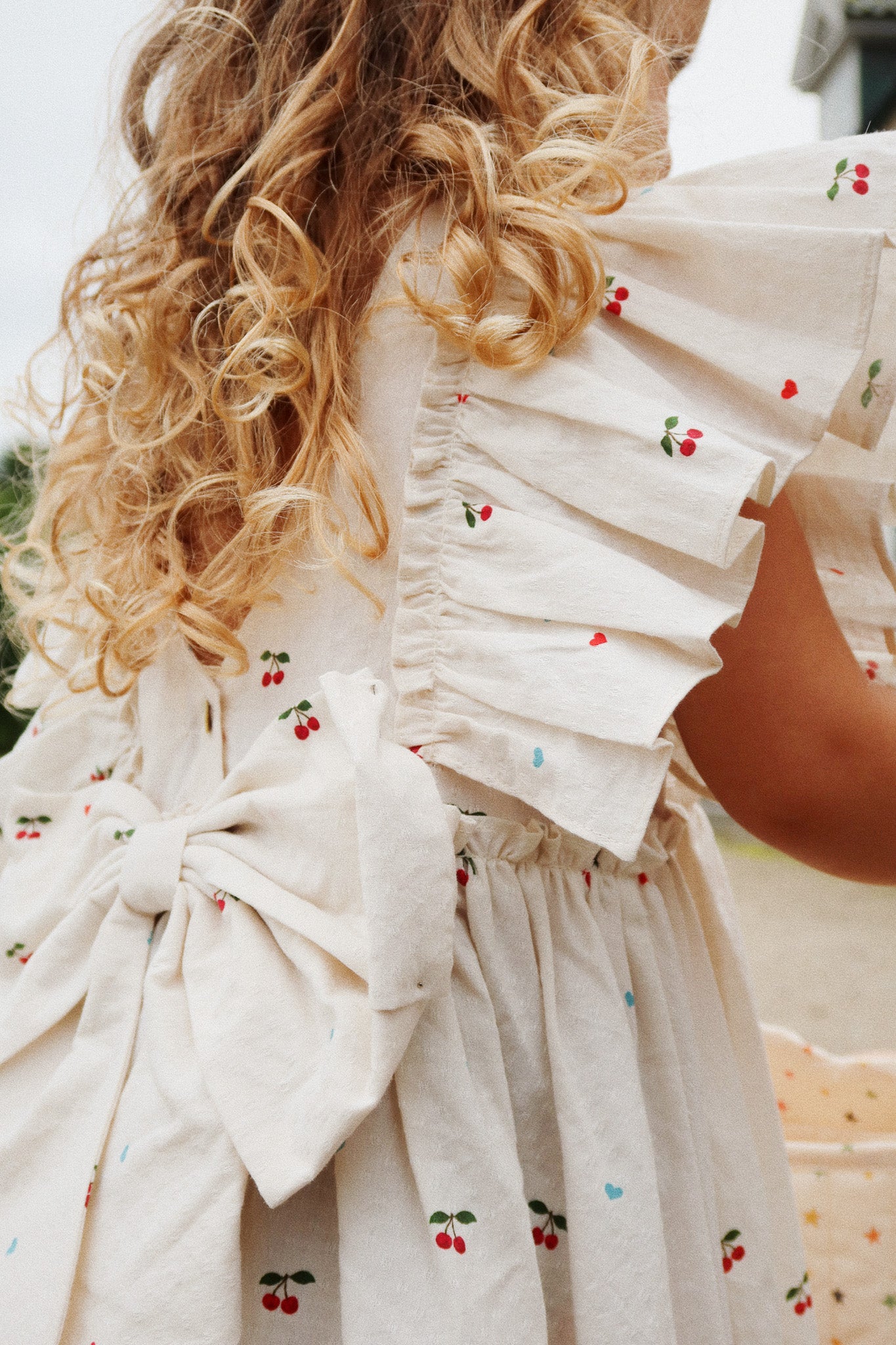 Evia Bow Dress | Cherry Ceour