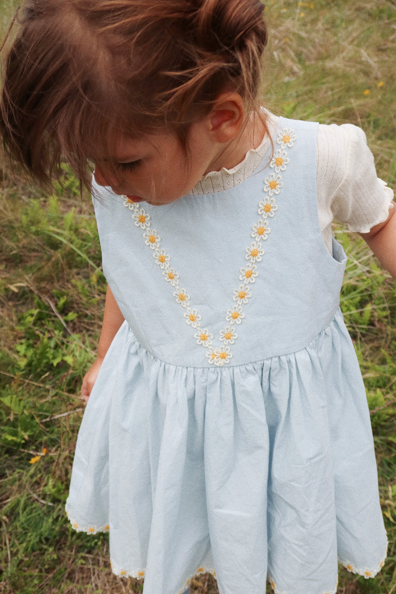 Minnie Pointelle Tee | Antique White