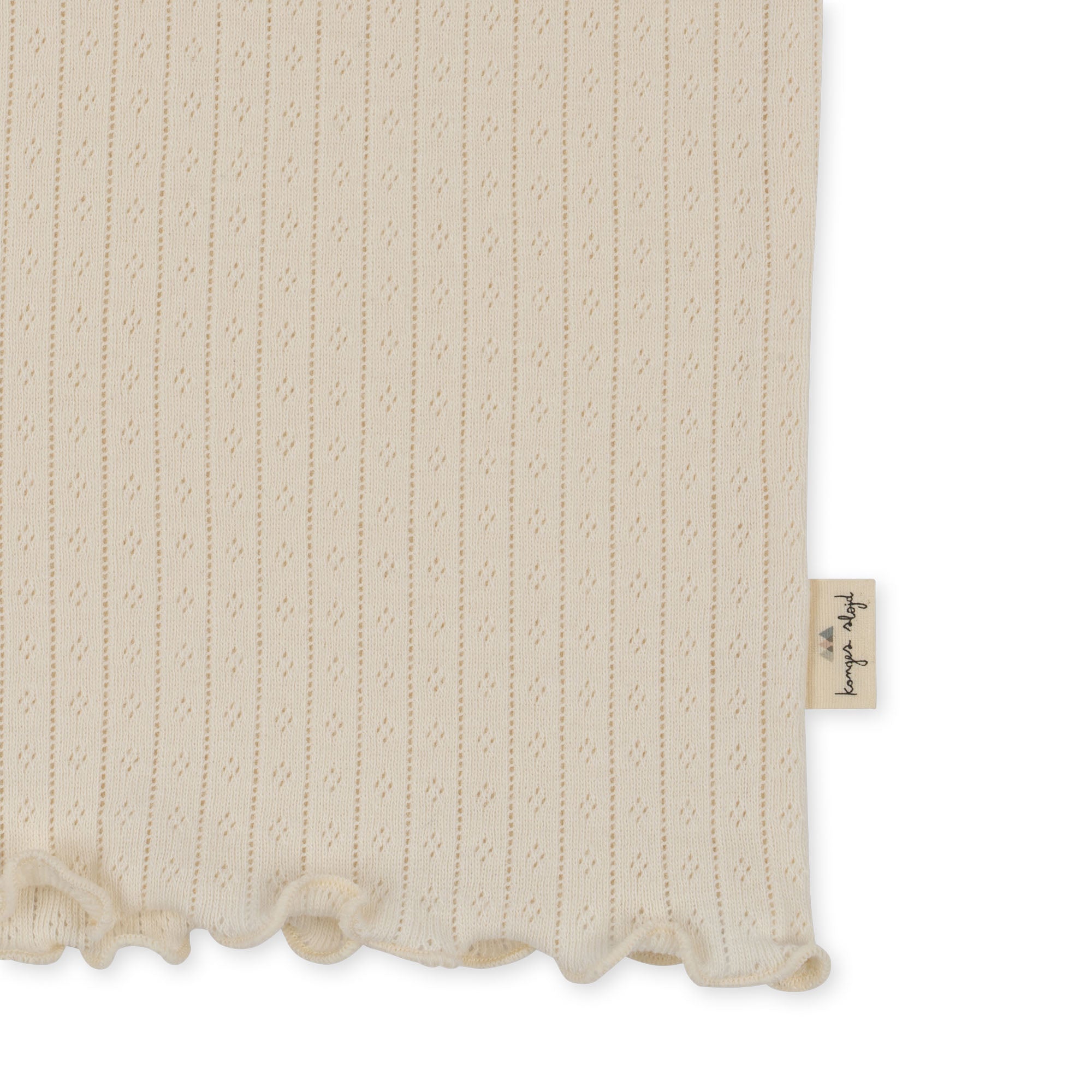 Minnie Pointelle Tee | Antique White
