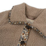 Cala Collar Frill Jacket | Oxford Tan