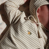 Organic Cotton Newborn Onesie | Tea Stripe