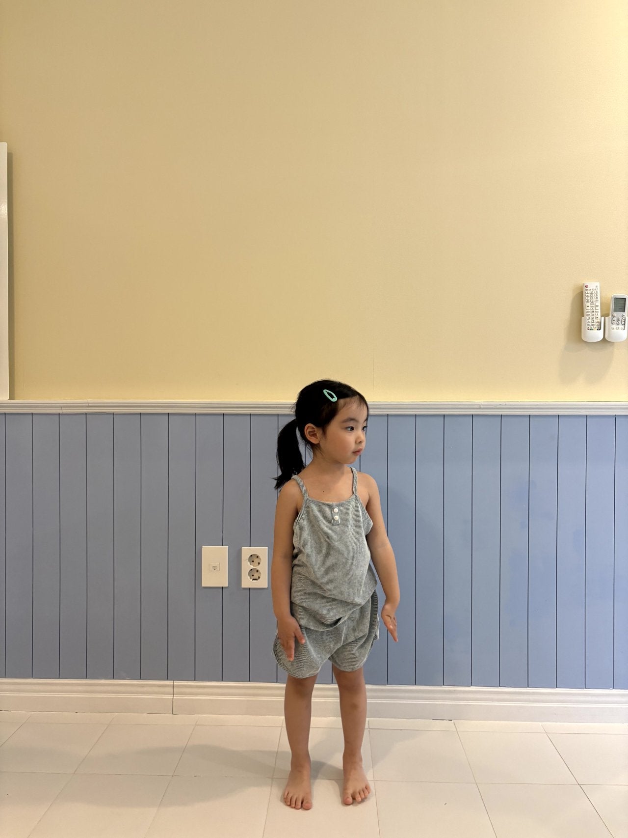 Rib Cami Set | Teal