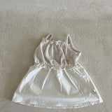 Kid's Knit Contrast Dress | Milk