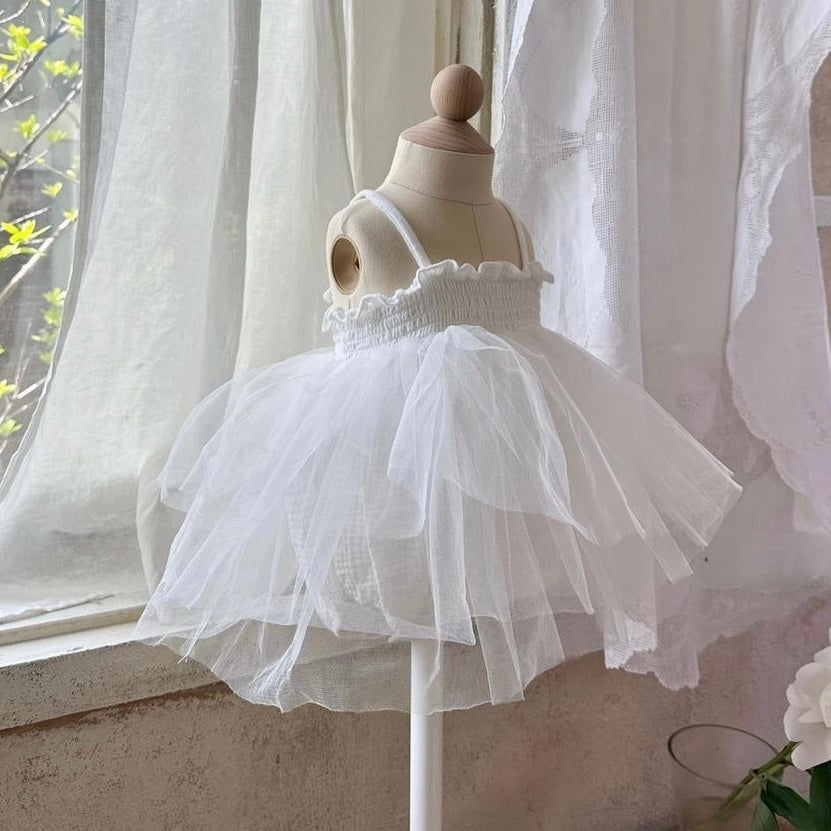 Baby Gauze Tutu Dress Romper - 3 Colors